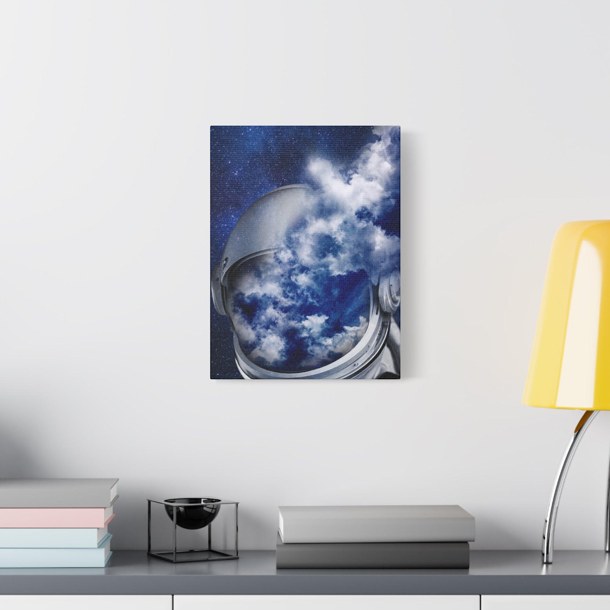 Psychedelic Astronaut Canvas Wall Art - Dreamy Space Decor