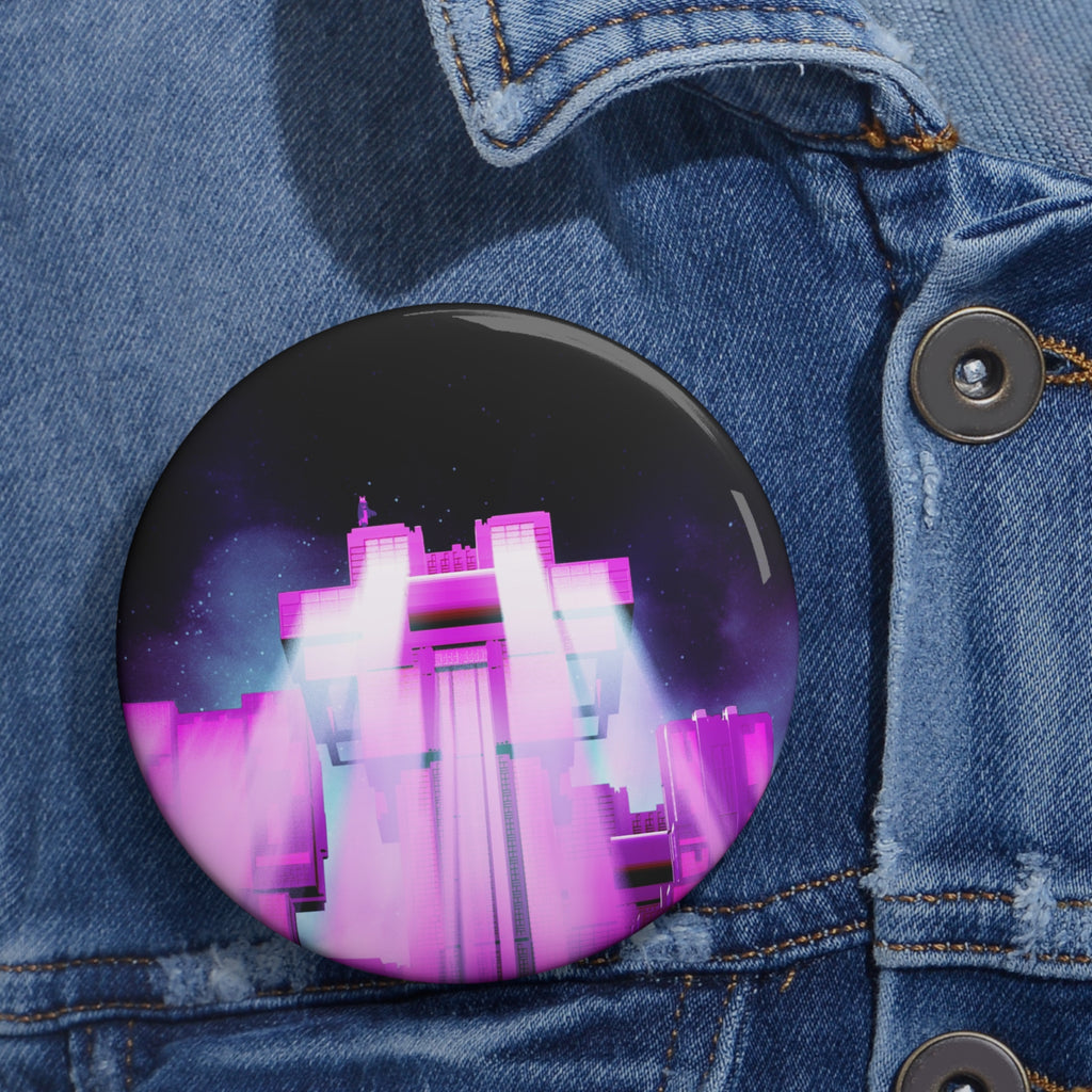 The City of Lights Night Urban Art Pin