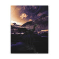 Baby Winged Dragon Canvas Wall Art - Fantasy Creature Decor
