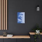 Educated Gorilla Canvas Wall Art - Abstract Modern Primate Decor