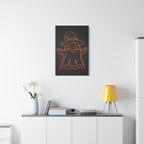 Cute Ghost Canvas Wall Art - Halloween Kids Room Decor