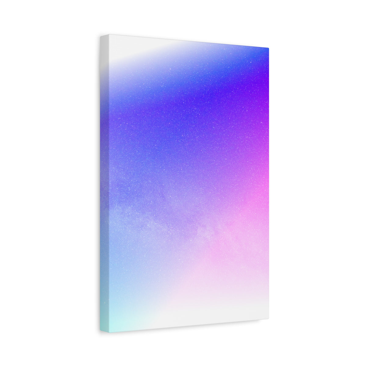 Starfield Space Galaxy Canvas Wall Art - Cosmic Purple Decor