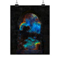 Stellar Castle Window Poster - Galaxy Cosmos Art Print