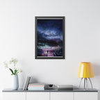 Space Landscape Framed Poster - Cosmic Galaxy Wall Art