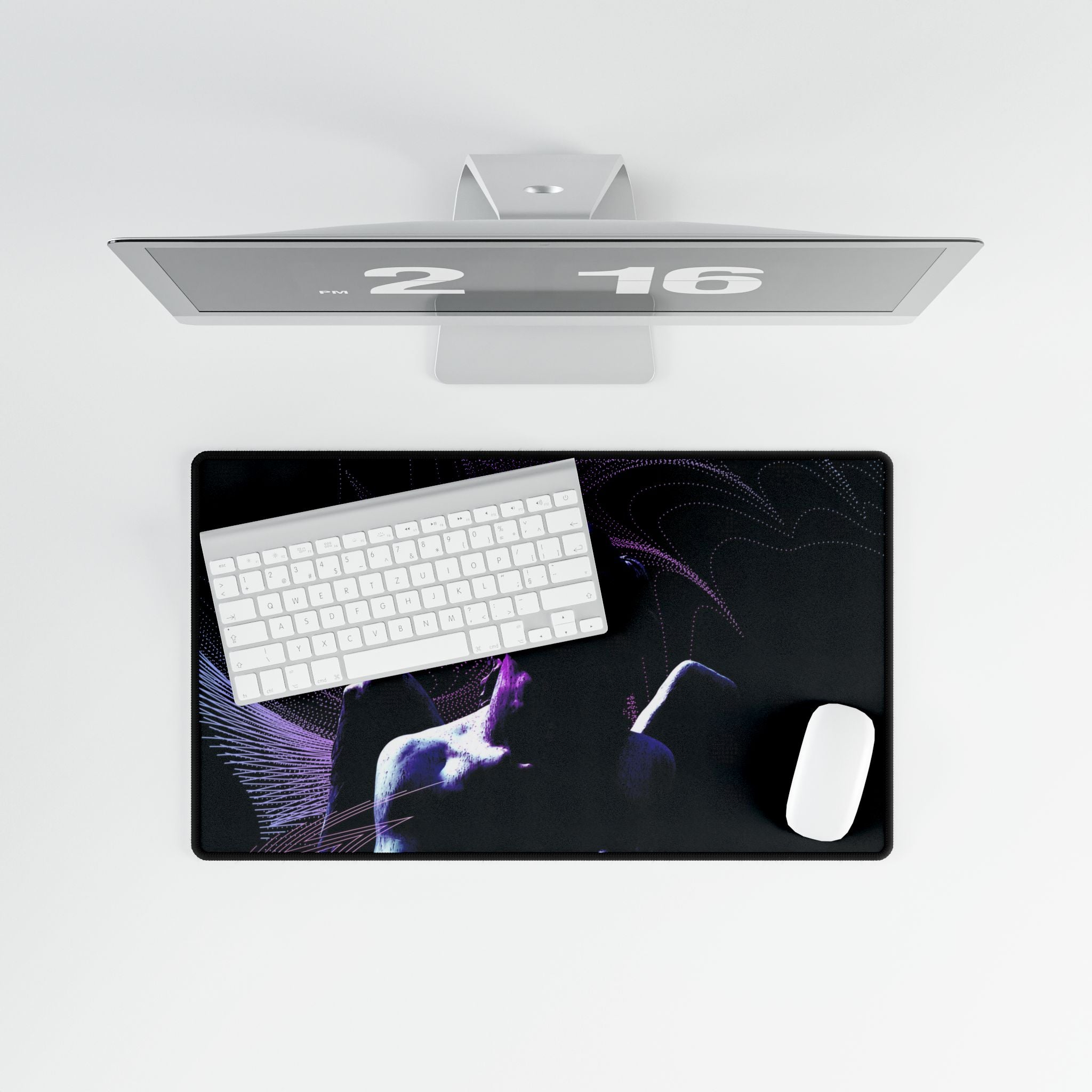 Skybound Desk Mat - Surreal Floating Island Dreamscape Mouse Pad