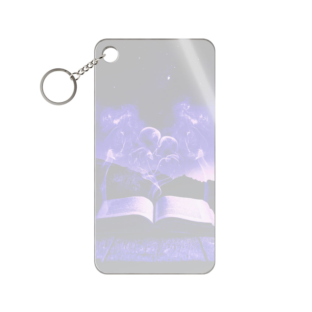 Magic Book Love Spell Keychain - Witchy Acrylic Charm