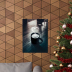 Coffee Love Poster Print - Cozy Cafe Aesthetic Art