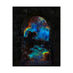 Stellar Castle Window Poster - Galaxy Cosmos Art Print