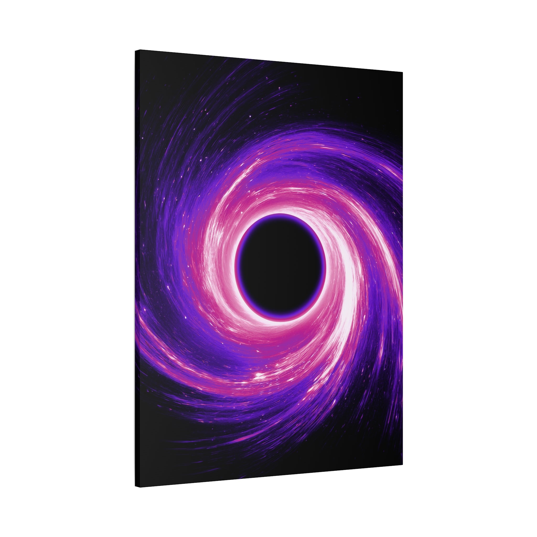 Neon Wave Horizon Canvas Wall Art - Retro 80s Cyberpunk Sunset
