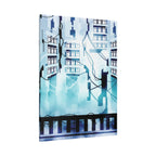 Memory Chamber Canvas Wall Art - Futuristic Sci-Fi Interior Decor