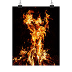 Phoenix Fire Poster Print - Mythical Fire Bird Art