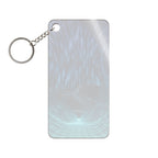 Cyber Wave Escape Keychain - Synthwave Acrylic Charm