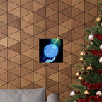 Solar Hand Poster - Abstract Spiritual Cosmic Art Print