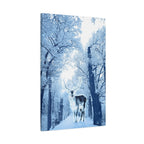 Cosmic Deer Canvas Wall Art - Celestial Animal Decor