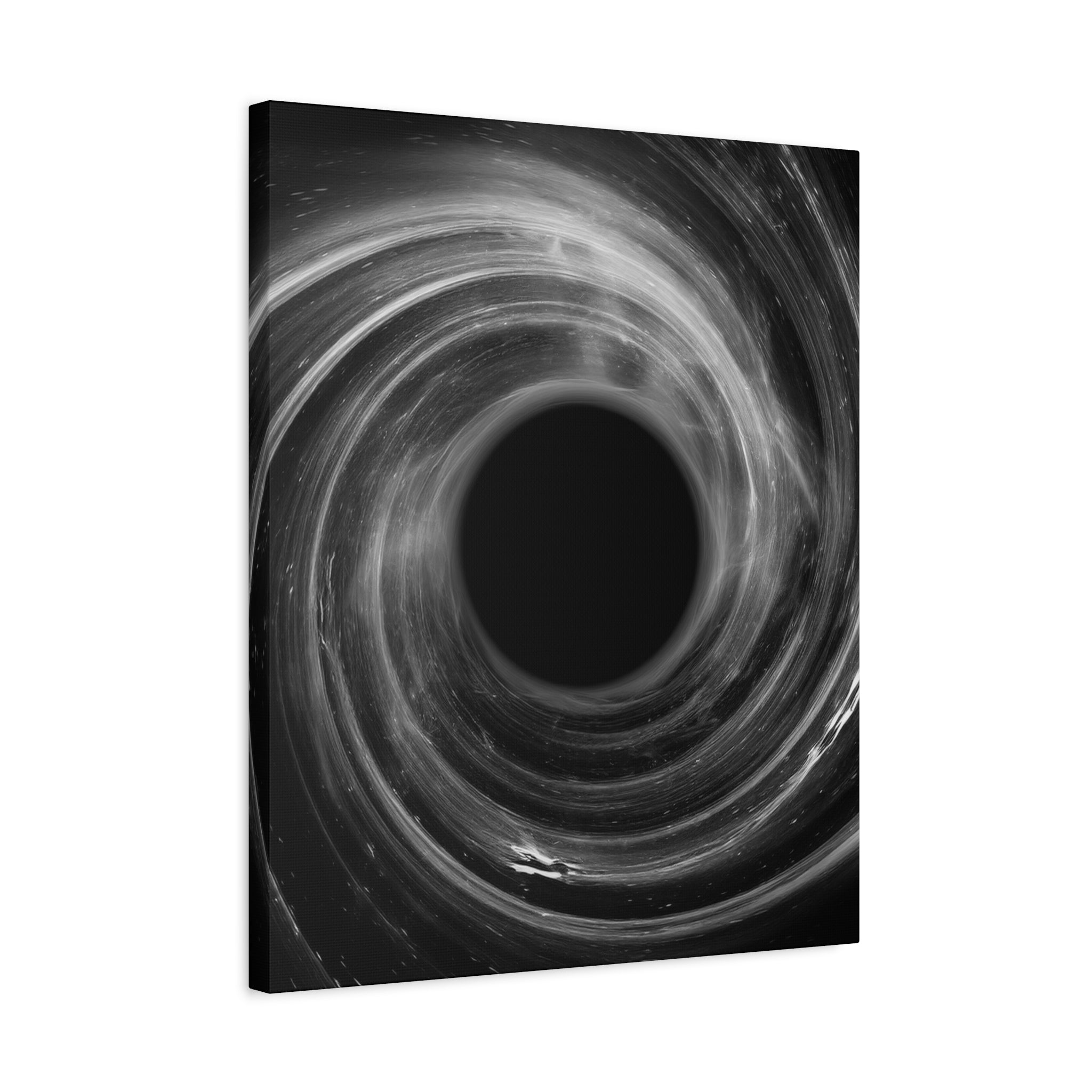 Black Hole Canvas Wall Art - Cosmic Universe Decor