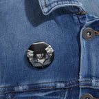 Modern Angel Pin - Abstract Geometric Art Button