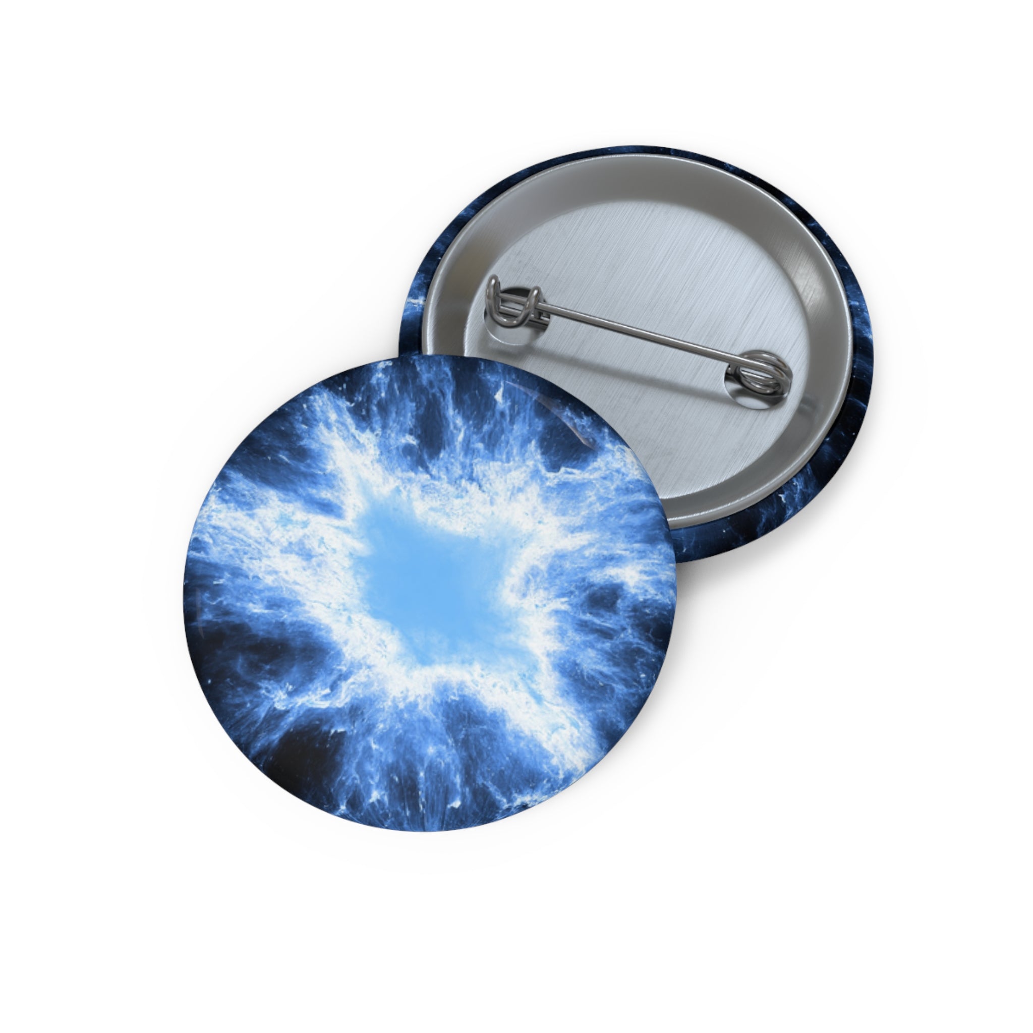 Space Horizon Creation Pin - Cosmic Nebula Art Button