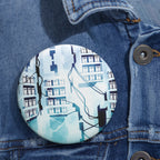 Memory Chamber Pin - Abstract Spiritual Art Button