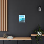 Blue Mountain Fog Canvas Art - Tranquil Blue Ridge Decor
