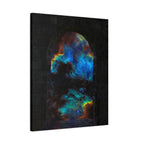 Stellar Castle Window Canvas Wall Art - Galaxy Cosmos Decor