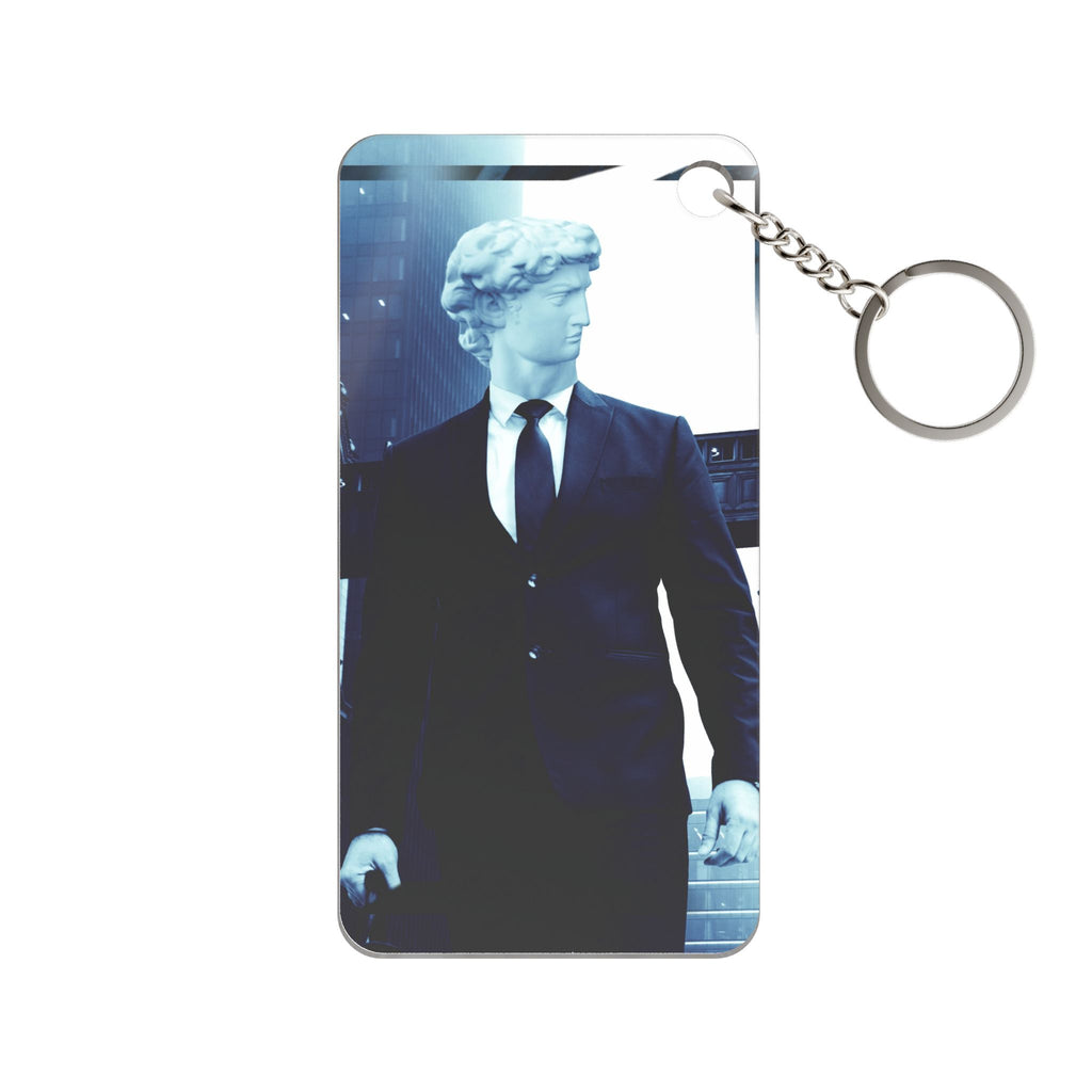 Statue Man Acrylic Charm Keychain