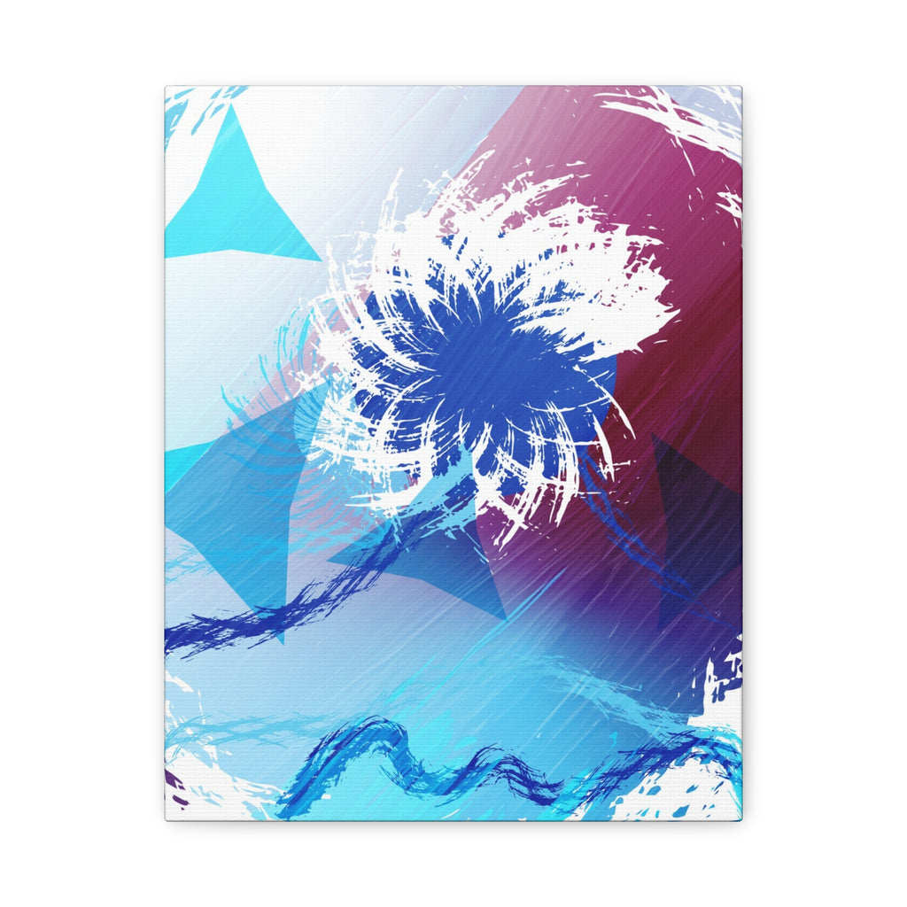 Geometry Portal Canvas Wall Art - Abstract Geometric Sci-Fi Decor