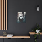 Coffee Love Canvas Wall Art - Aesthetic Kitchen Cafe Decor
