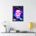 Free Your Mind Framed Poster - Psychedelic Skull Wall Art