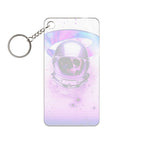 Astronaut Skeleton Skull Keychain - Cosmic Acrylic Charm