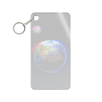 Earth Glitched Keychain - Glitch Art Acrylic Charm