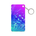 Trippy Holographic Acrylic Charm Keychain