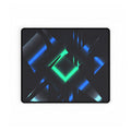 Abstract Techno Blue Mouse Pad - Cyberpunk Desk Mat