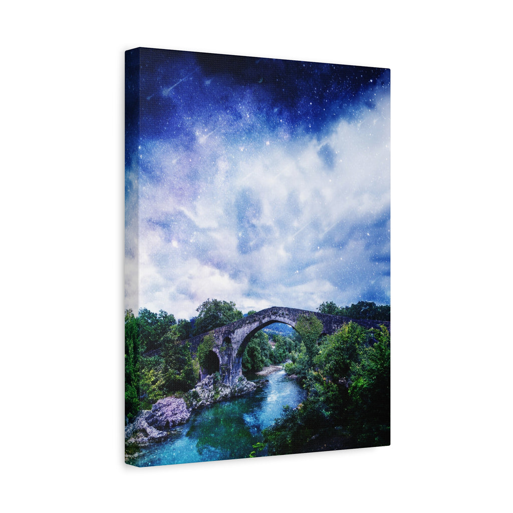Enchanted Landscape Canvas Wall Art - Fantasy Forest Decor