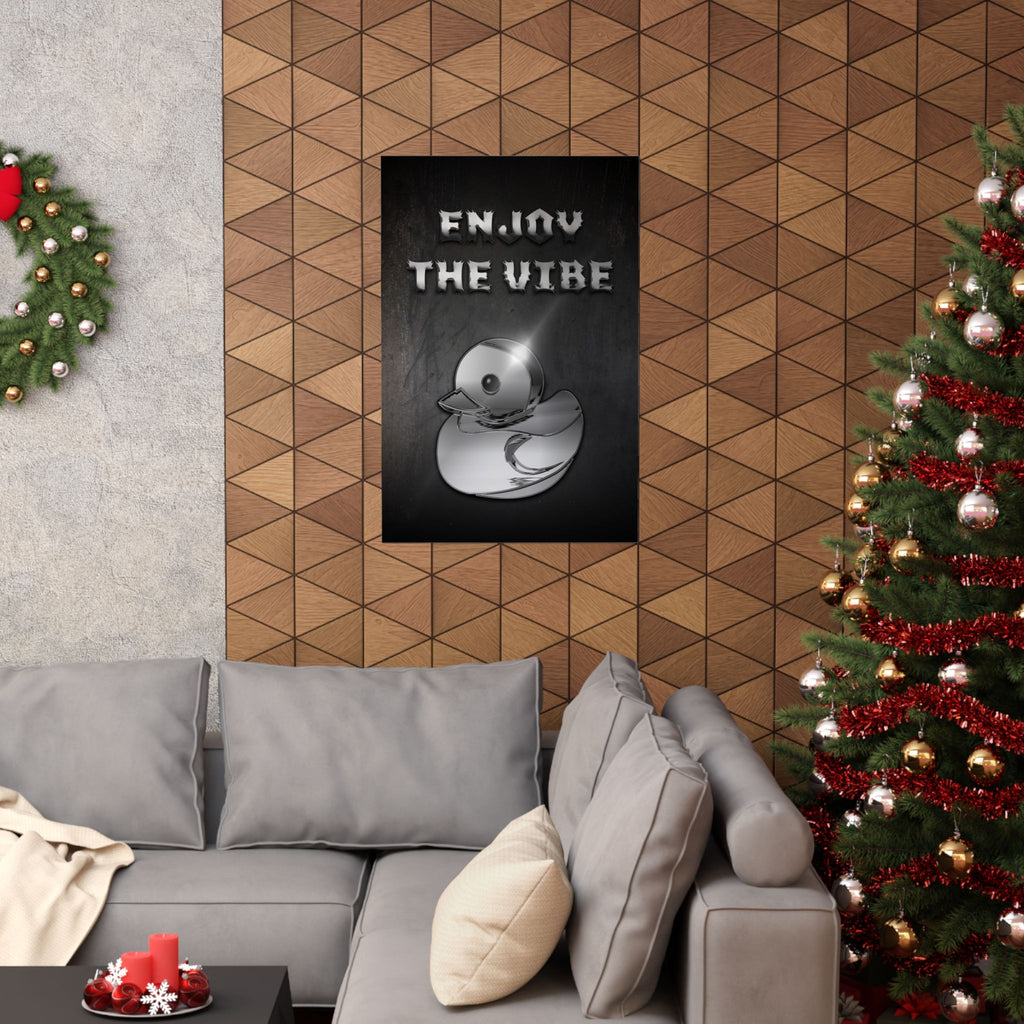 Enjoy the Vibe Poster - Aesthetic Typography Art Print