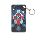 Scratch Abstract Keychain - Grunge Texture Acrylic Charm