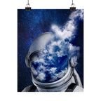 Astronaut in the Clouds Poster - Dreamy Space Art Print
