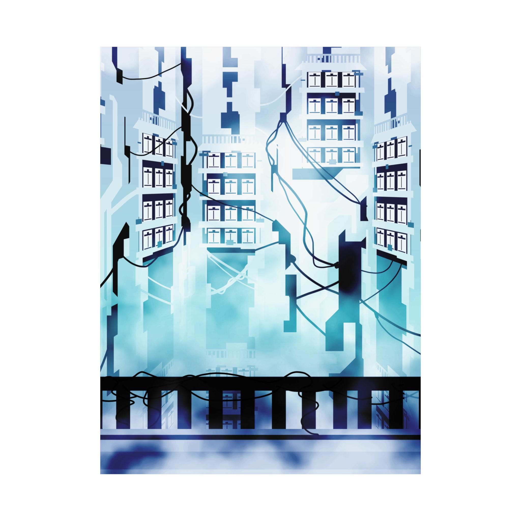 Memory Chamber Poster - Remember to Forget Cyberpunk Art Print