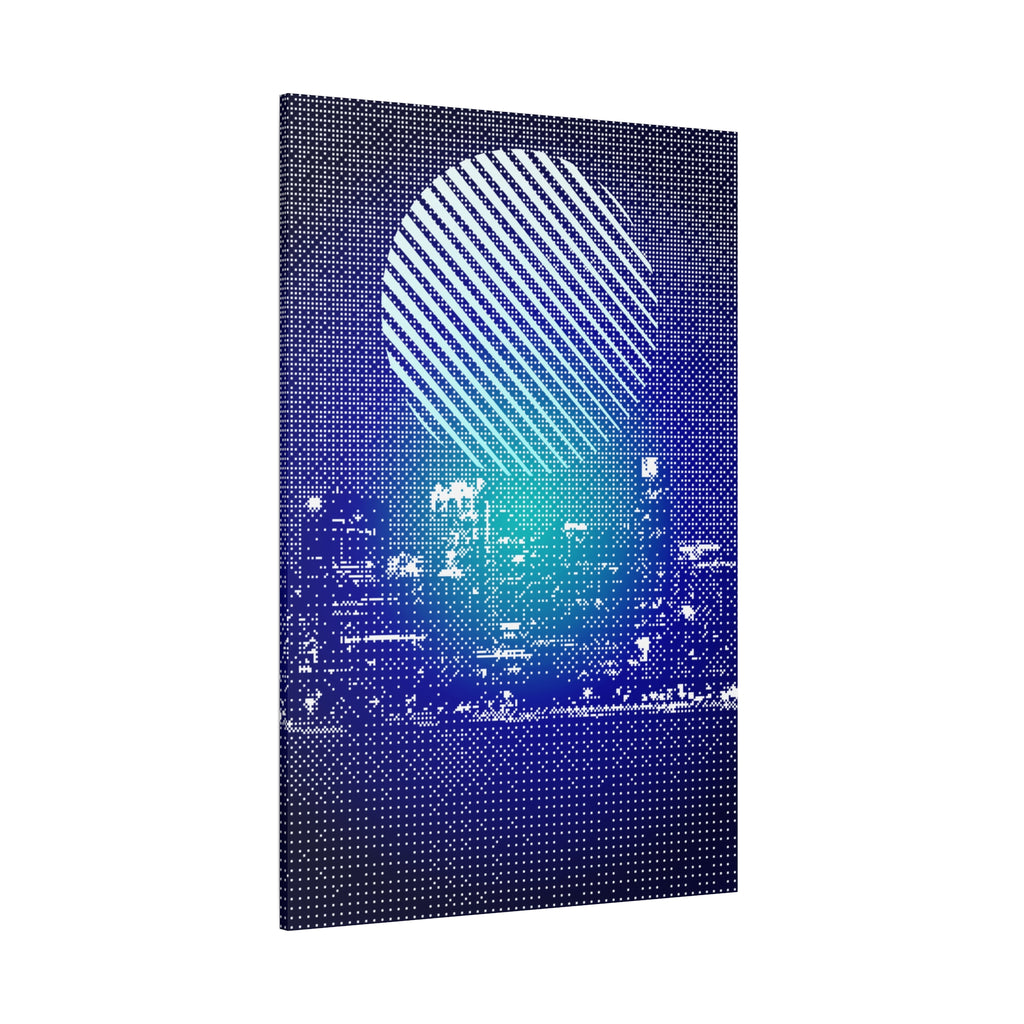 Chicago Skyline Watercolor Canvas Wall Art - Windy City Decor