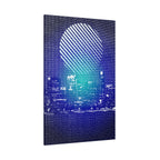 Chicago Skyline Watercolor Canvas Wall Art - Windy City Decor