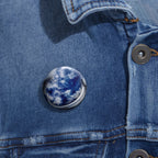 Astronaut Nebula Pin - Cosmic Space Art Button