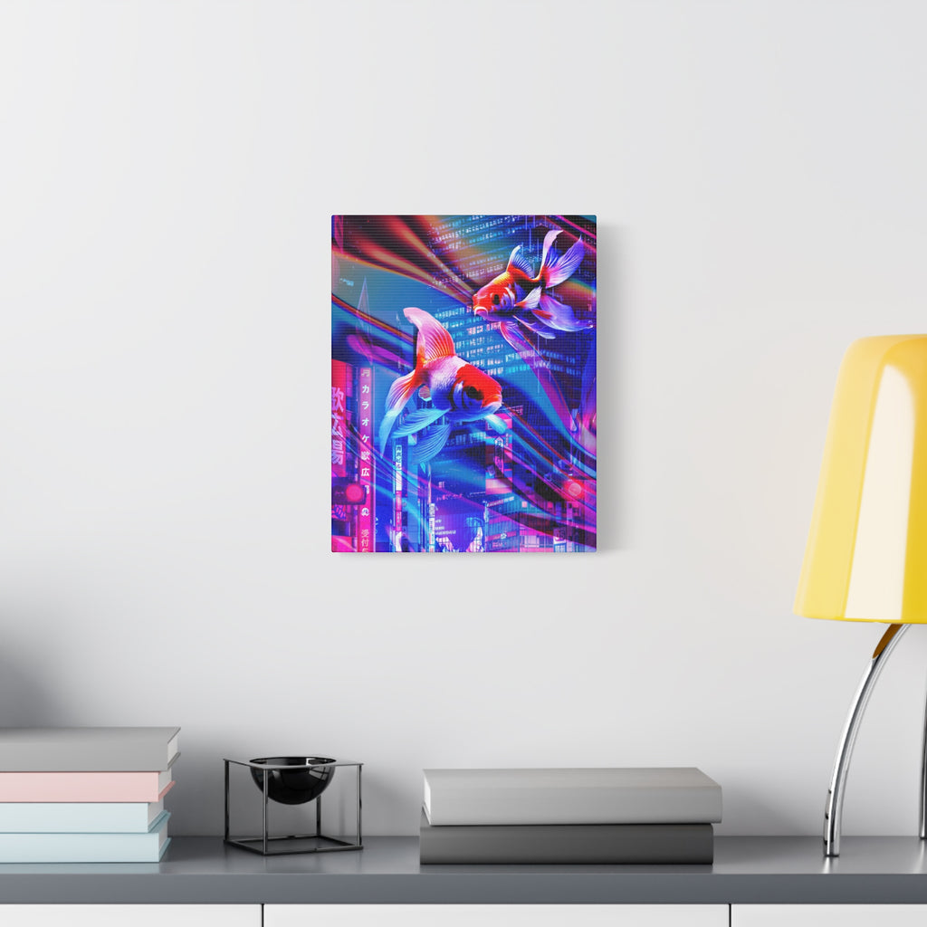 Japanese City Punk Special Edition Canvas Wall Art - Neon Japan Street