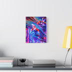 Japanese City Punk Special Edition Canvas Wall Art - Neon Japan Street