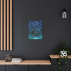 Cyber Wave Escape Canvas Print - Retro Futurism Vaporwave Decor