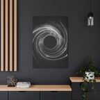Black Hole Deep Space Canvas Art - Galaxy Vortex Wall Decor