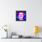 Free Your Mind Framed Poster - Psychedelic Skull Wall Art