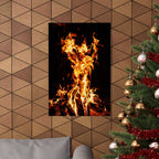 Phoenix Fire Poster Print - Mythical Fire Bird Art