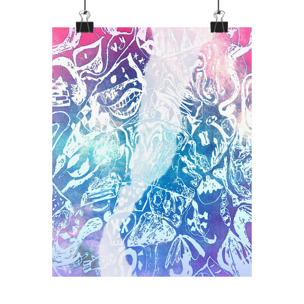 Doodles of a Lost Mind Poster - Torn Apart Doodle Art Print