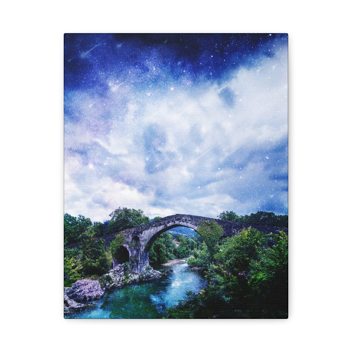 Enchanted Landscape Canvas Wall Art - Fantasy Forest Decor