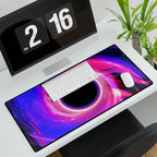 Purple Pink Wormhole Desk Mat - Special Edition Cosmic Mouse Pad