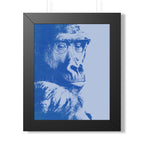 Educated Gorilla Framed Poster - Abstract Primate Wall Art